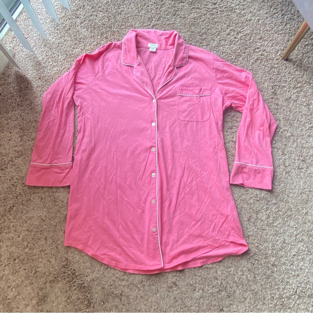 J Crew Factory lightweight long sleeve sleep shirt